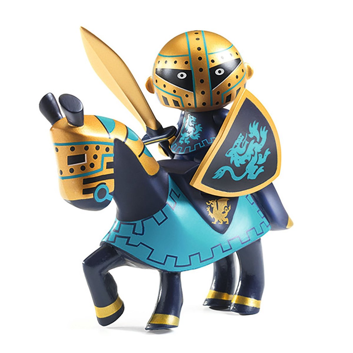 Cheval et chevalier Dragon Knight – Pirate Arty toys – Djeco – Image 3